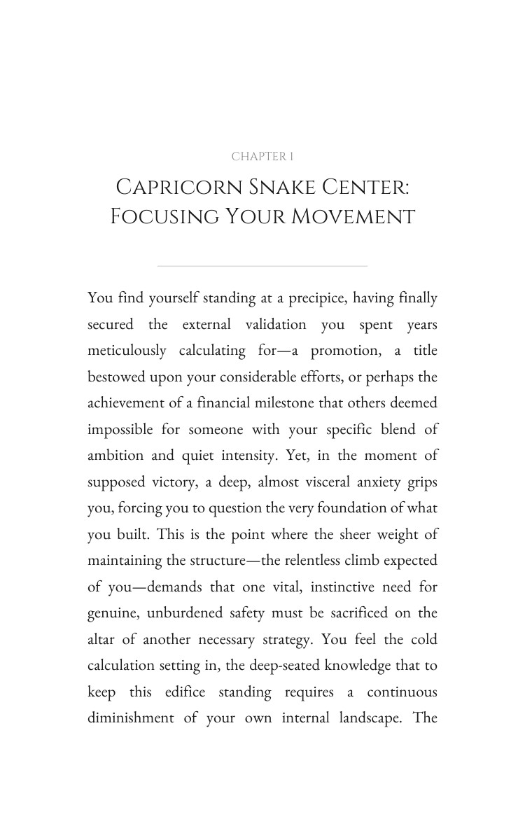 Personal Growth Handbook: Capricorn Snake interior preview
