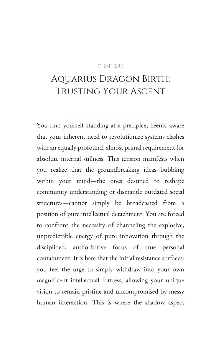 Personal Growth Mastery: Aquarius Dragon interior preview