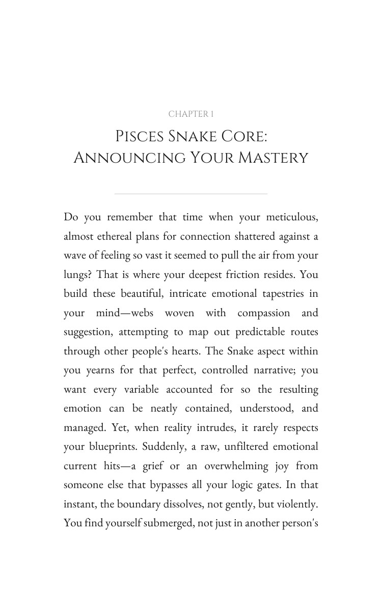 Personal Growth Mastery: Pisces Snake interior preview