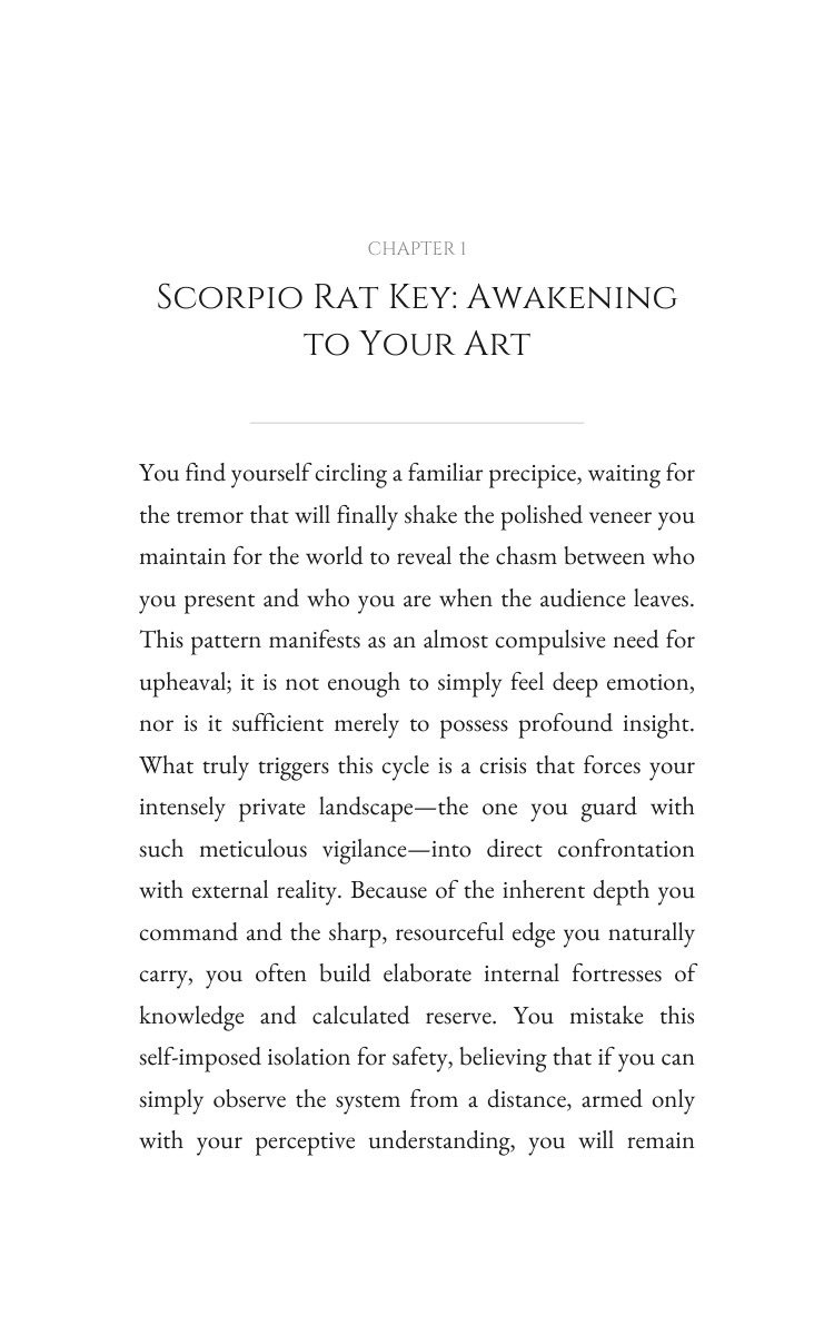 Personal Growth Mastery: Scorpio Rat interior preview