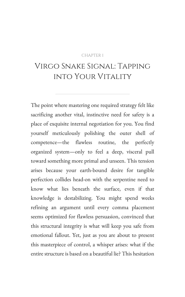 Personal Growth Mastery: Virgo Snake interior preview