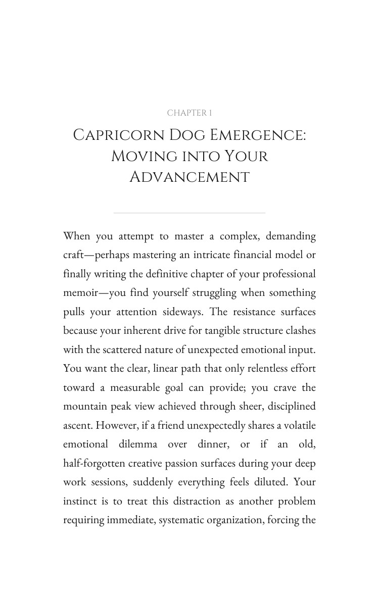 Personal Growth Protocol: Capricorn Dog interior preview