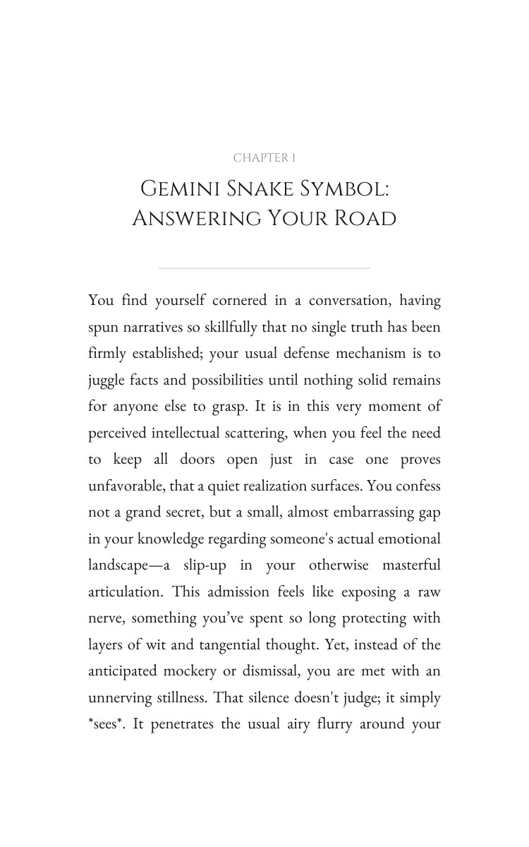 Personal Growth Resource: Gemini Snake interior preview