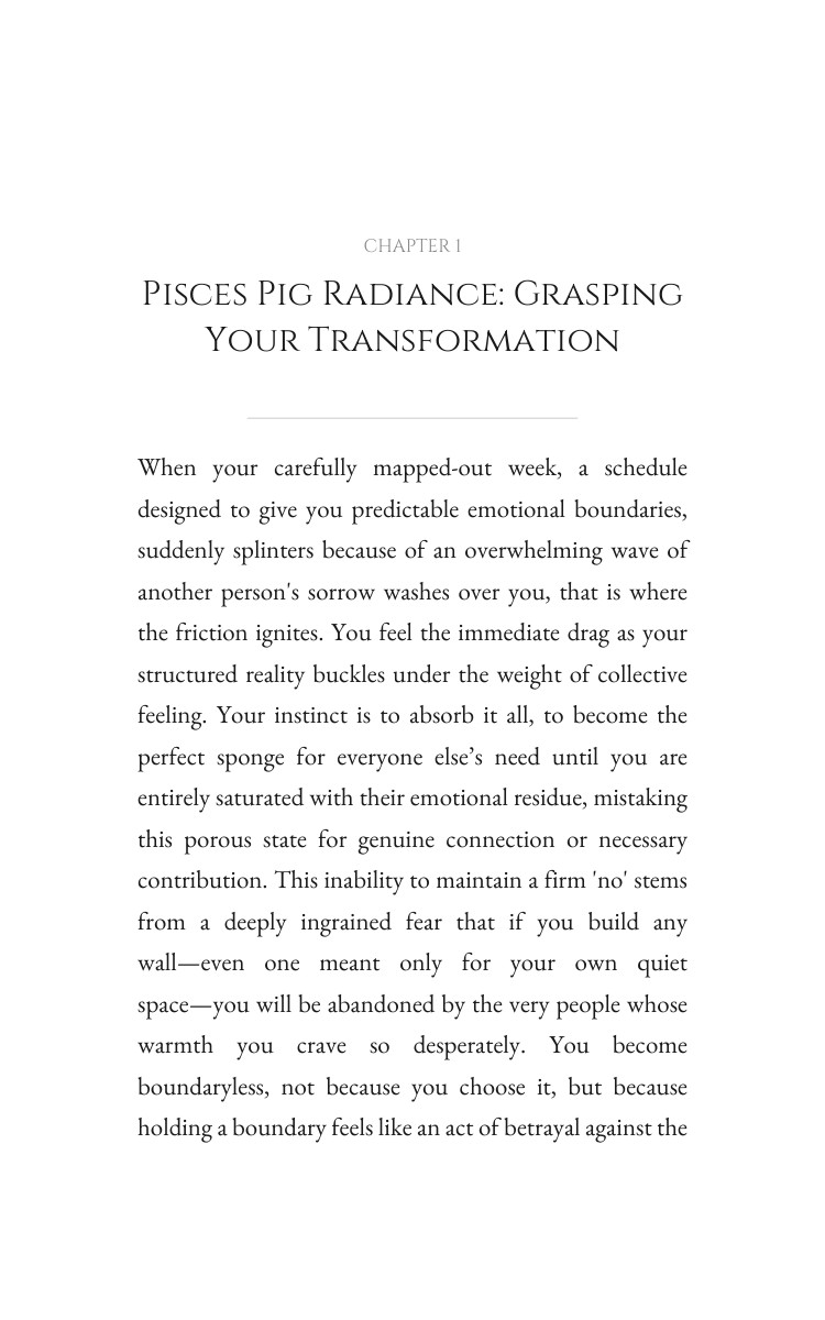 Personal Growth Resource: Pisces Pig interior preview