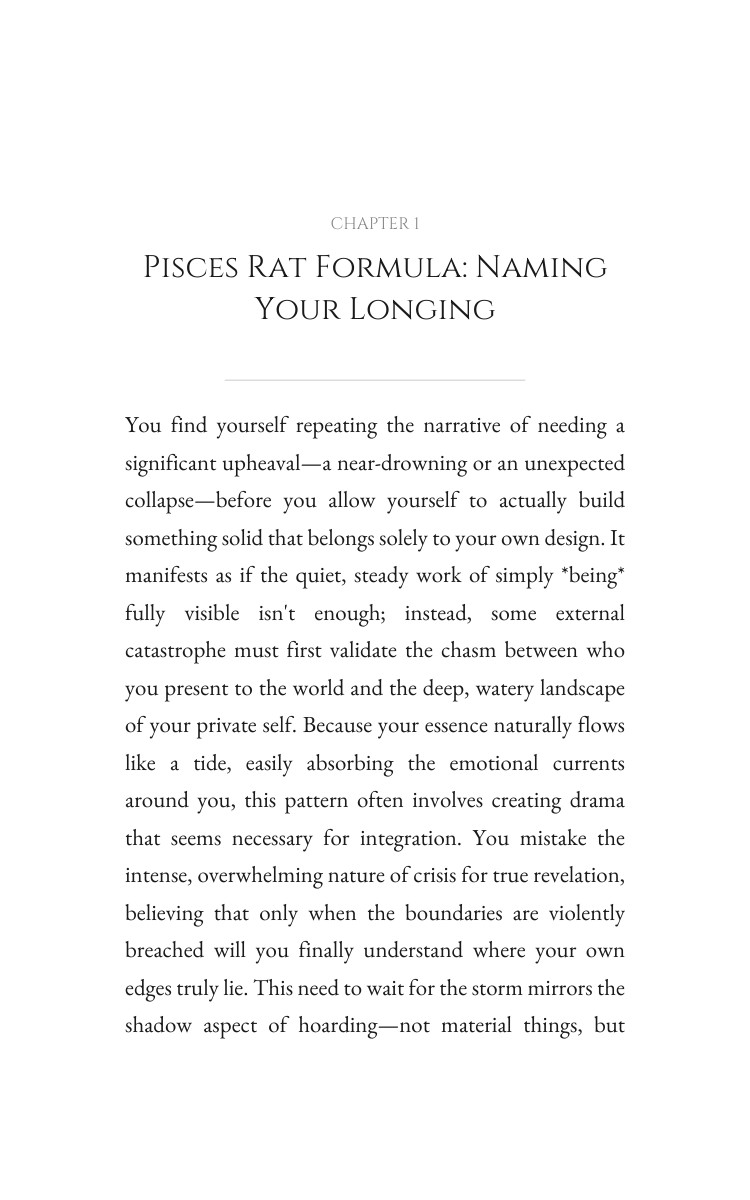 Personal Growth Resource: Pisces Rat interior preview