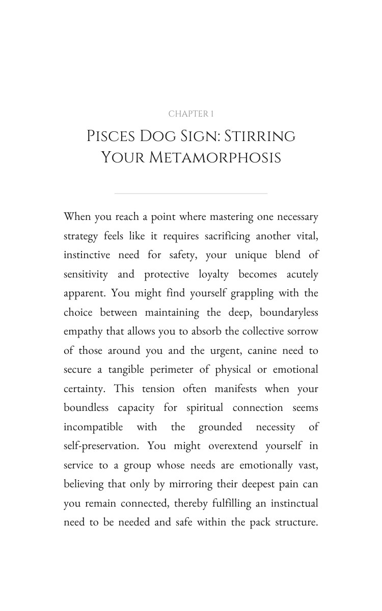 Personal Growth Roadmap: Pisces Dog interior preview