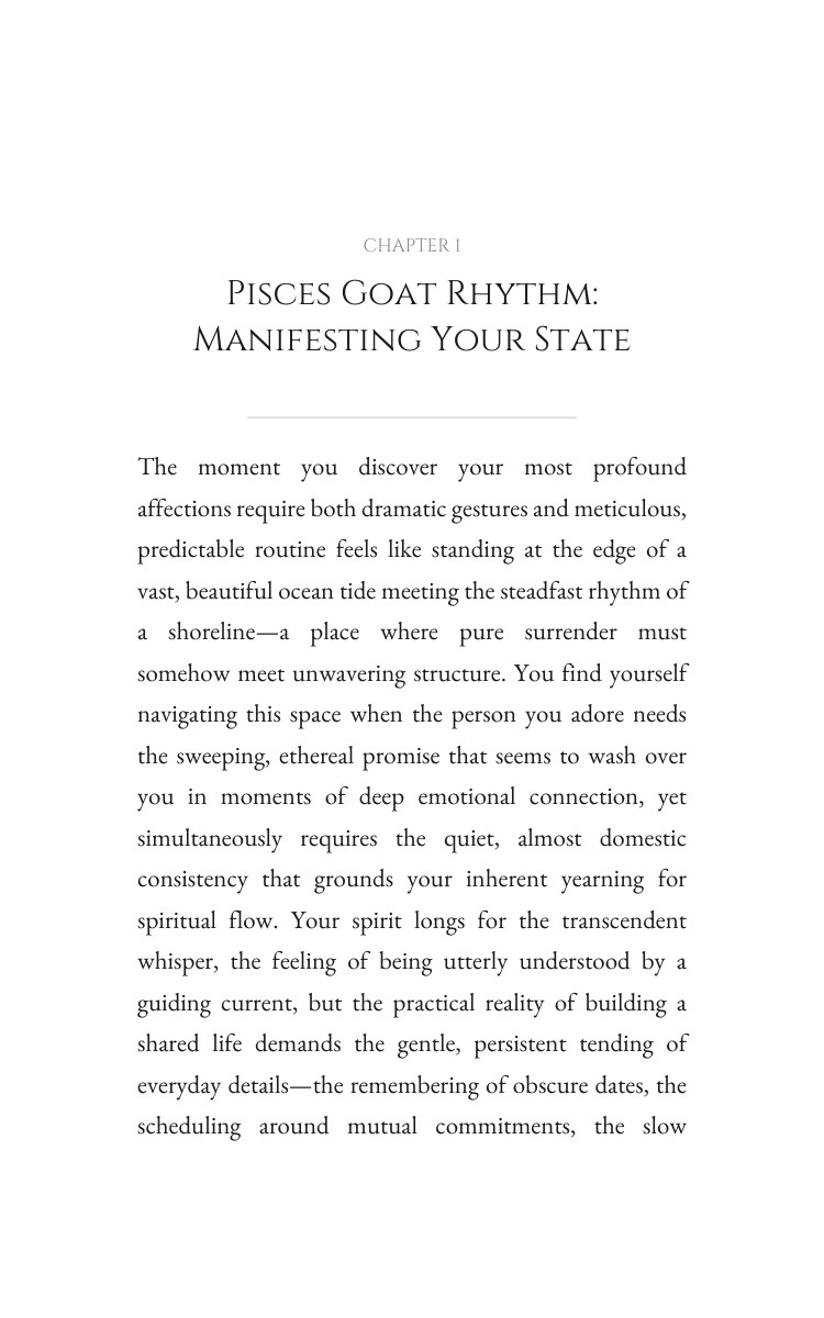 Pisces Goat Love Relationships Manual: Your Rise Elevated interior preview