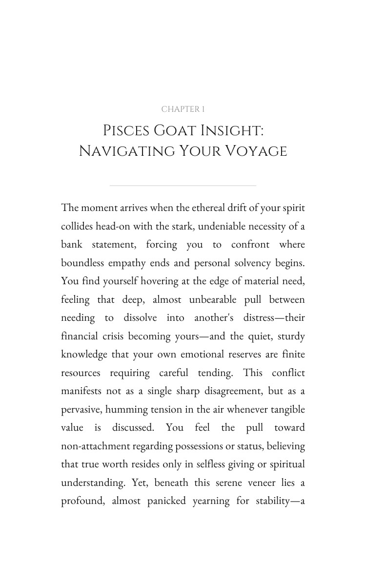 Pisces Goat: Money Wealth Command interior preview