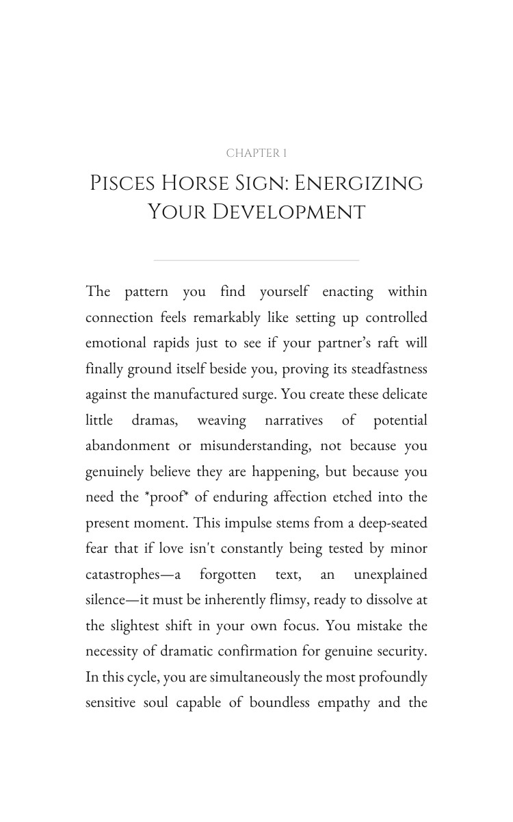 Pisces Horse Love Relationships Guidebook: Your Craving Consolidated interior preview