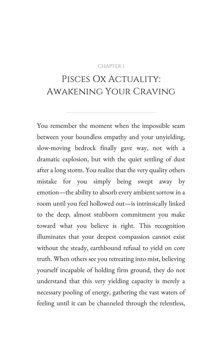 Pisces Ox: Personal Growth Blueprint interior preview
