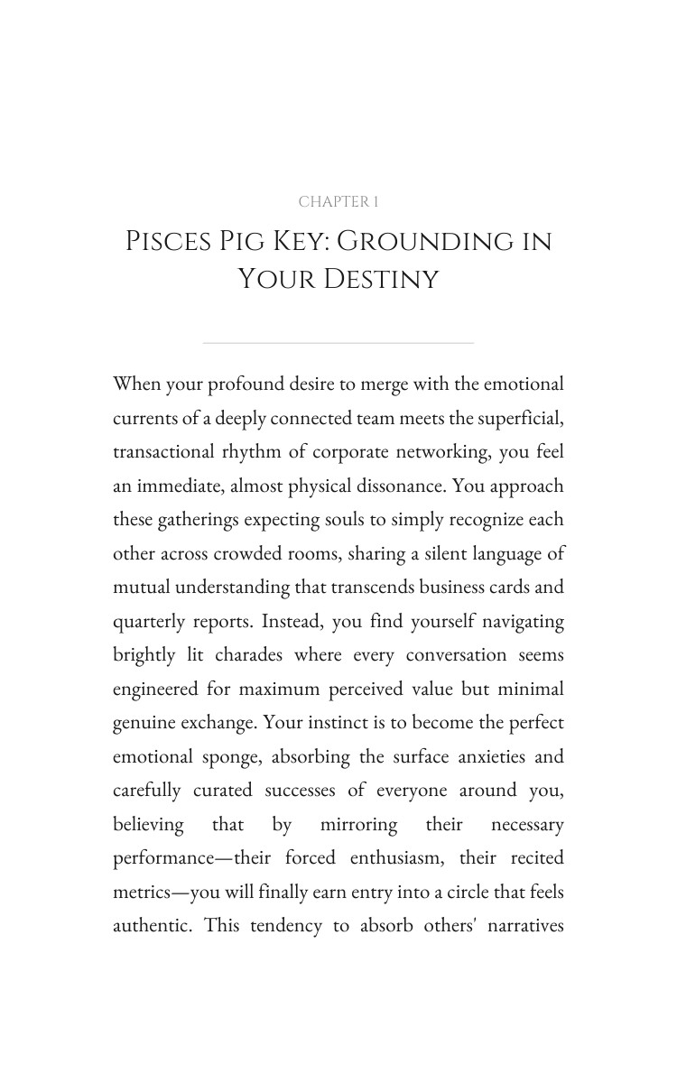 Pisces Pig: Career Success Clarity interior preview