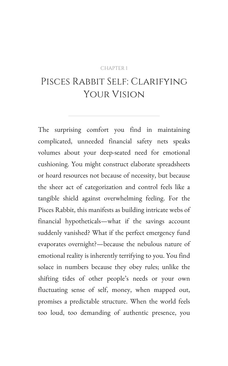 Pisces Rabbit Guide to Money Wealth: Fortify Your Excellence interior preview
