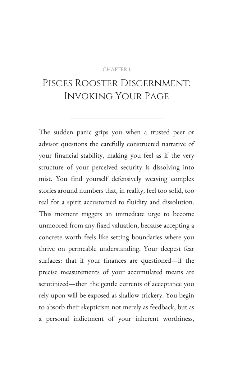Pisces Rooster Money Wealth Method: Your Desire Integrated interior preview