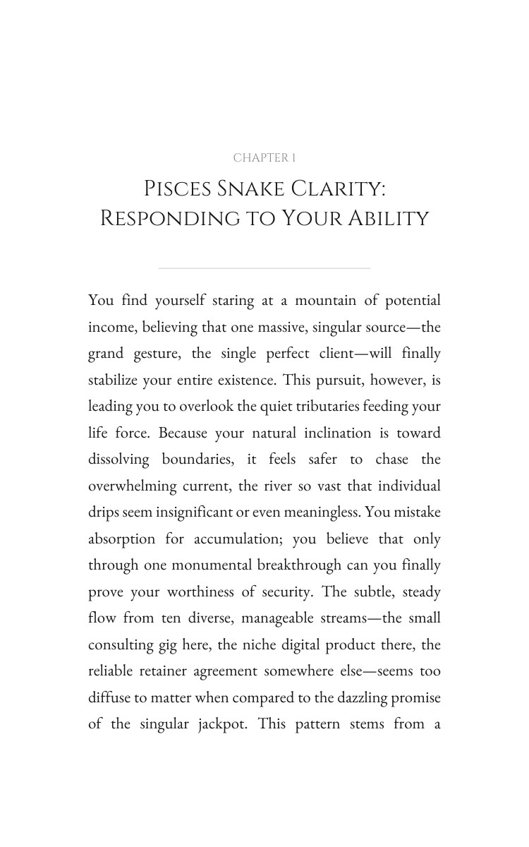 Pisces Snake: Money Wealth Strategies interior preview