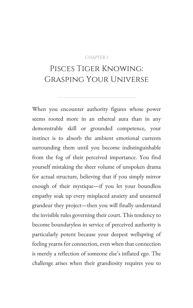 Pisces Tiger Leadership Protocol: Secure Your Trail interior preview