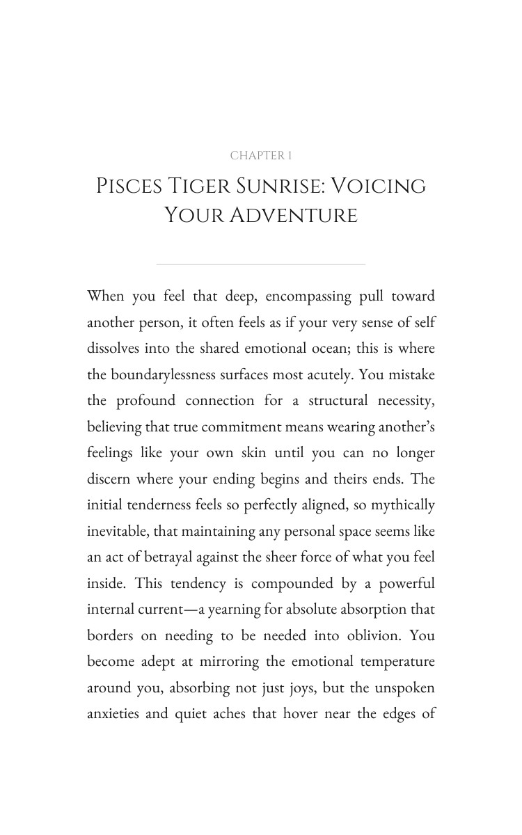 Pisces Tiger Love Relationships Atlas: Calibrate Your Work interior preview