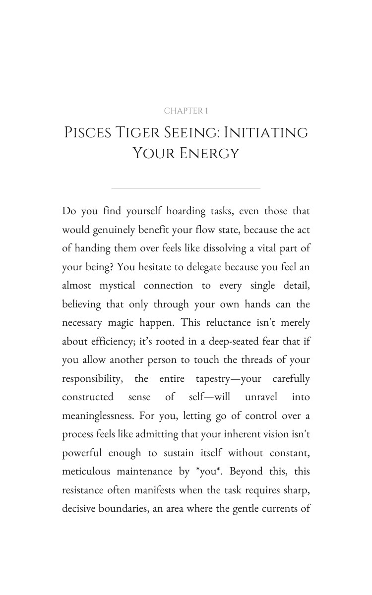 Pisces Tiger: Money Wealth Excellence interior preview