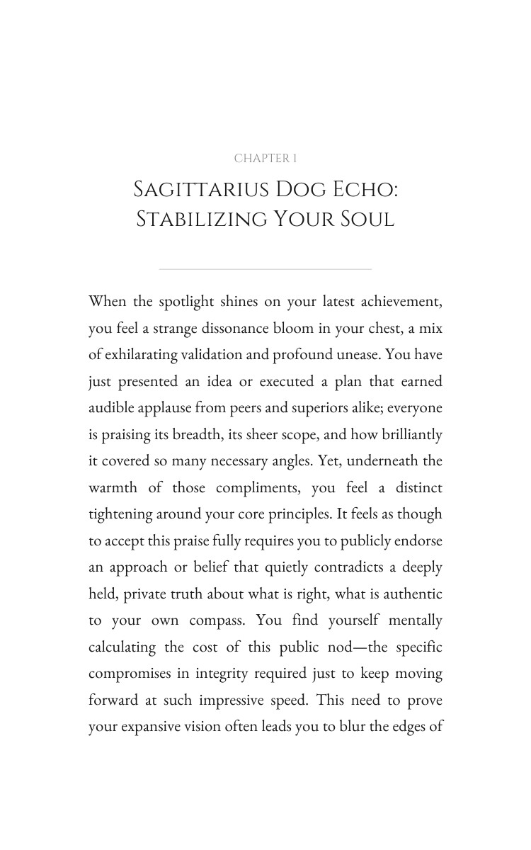 Sagittarius Dog Leadership System: Your Truth Designed interior preview