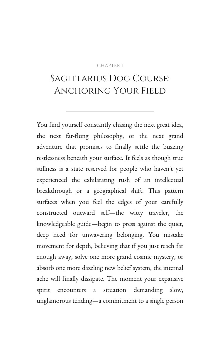 Sagittarius Dog Personal Growth Success Guide: Your Status Perfected interior preview