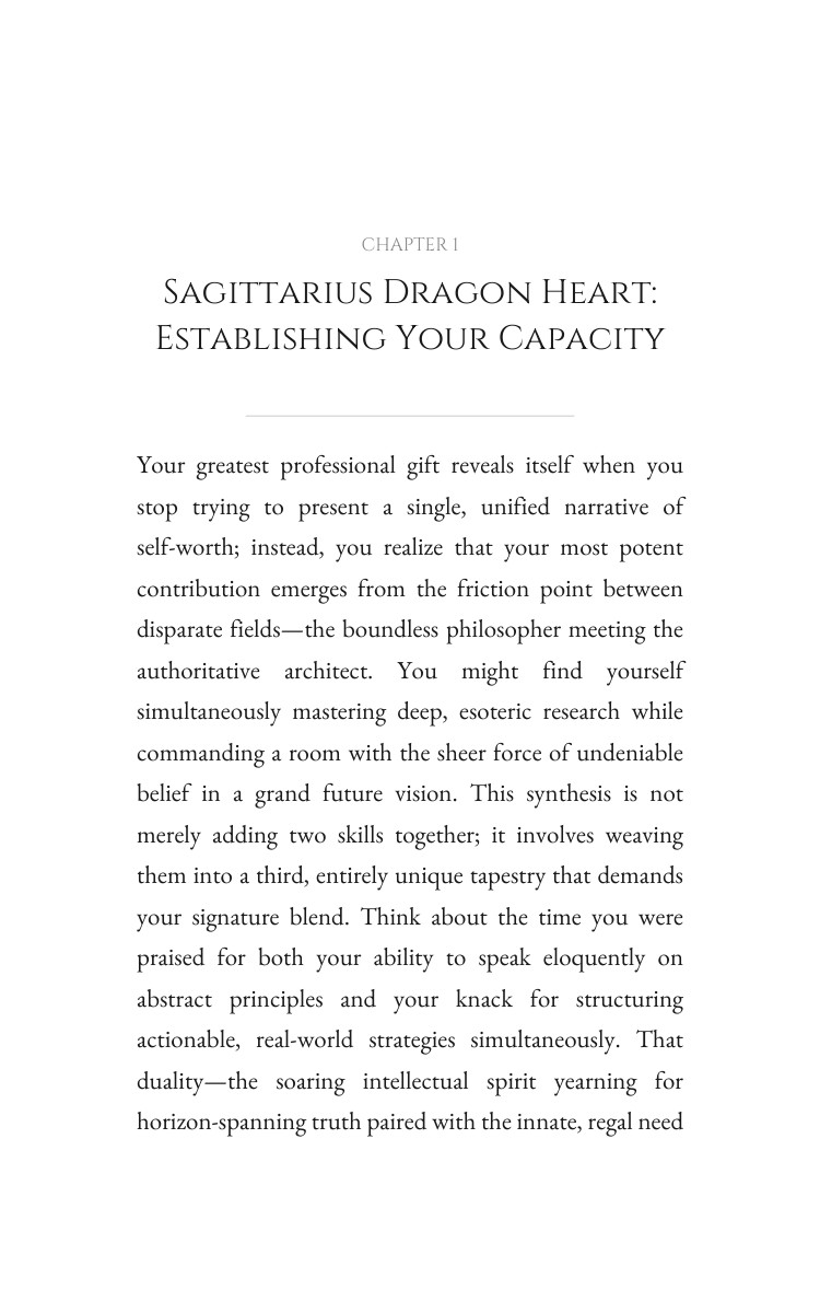 Sagittarius Dragon Career Success Accelerator: Ground Your Trek interior preview