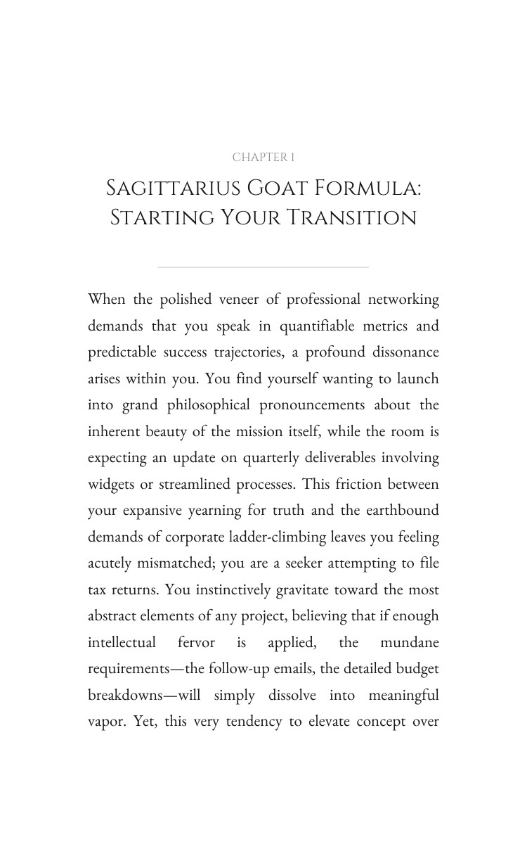 Sagittarius Goat Career Success Essentials: Your Discipline Focused interior preview