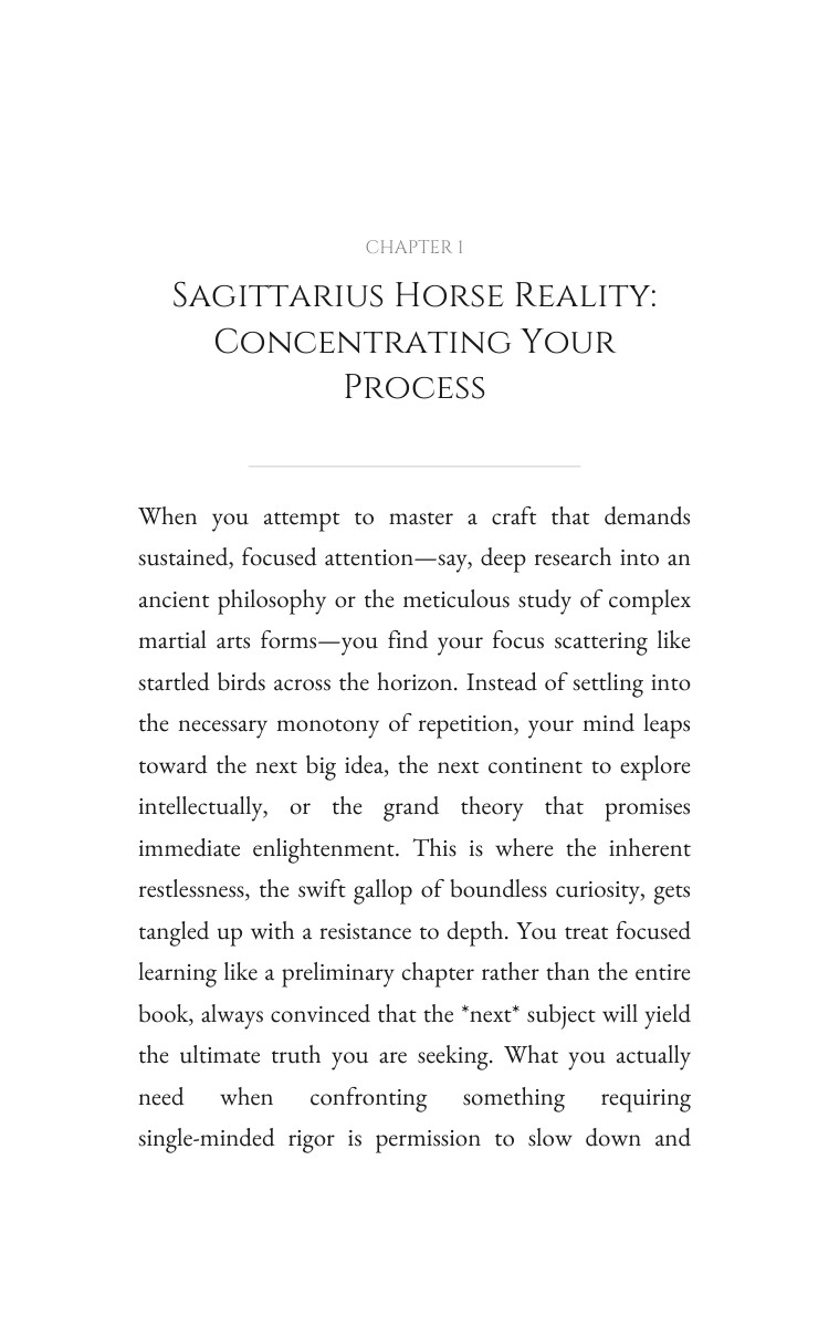 Sagittarius Horse Personal Growth: Essential Guide interior preview