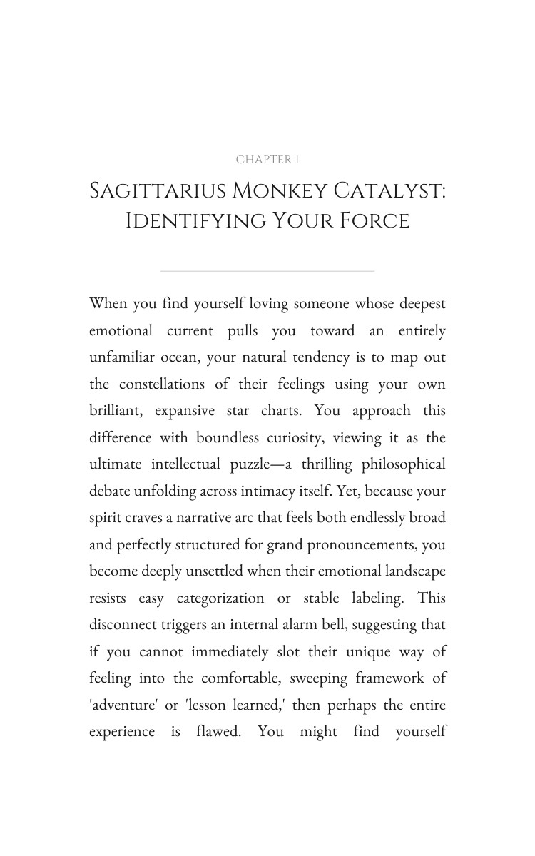 Sagittarius Monkey: Love Relationships Excellence interior preview