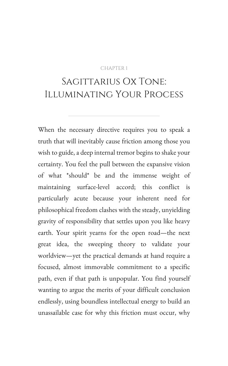 Sagittarius Ox Leadership Manual: Your Core Strengthened interior preview