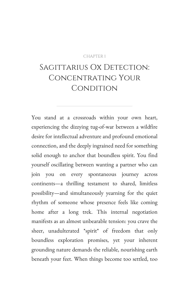 Sagittarius Ox Love Relationships Field Guide: Align Your Spirit interior preview