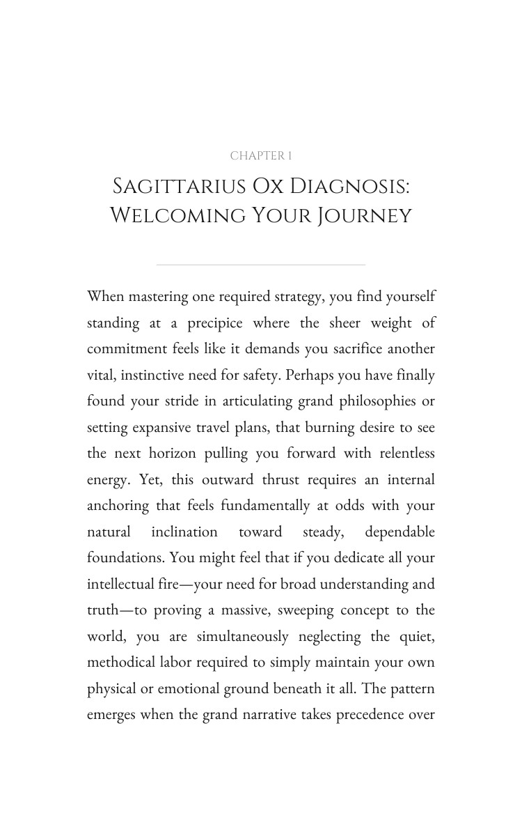 Sagittarius Ox: Personal Growth Strategies interior preview