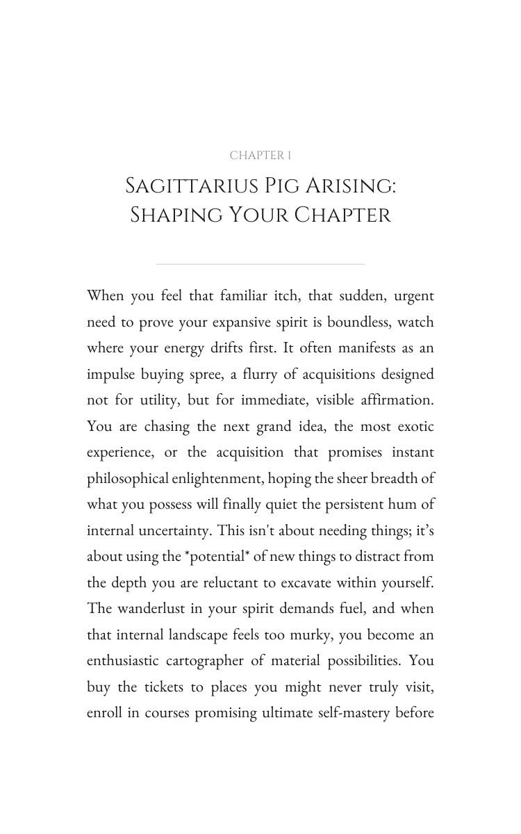 Sagittarius Pig Money Wealth Companion Guide: Discover Your Heart interior preview