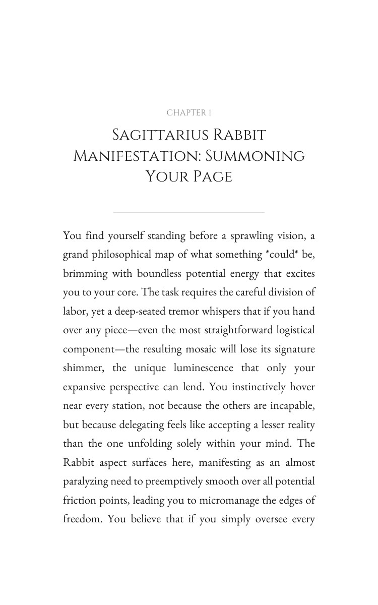 Sagittarius Rabbit Leadership: Complete Edition interior preview