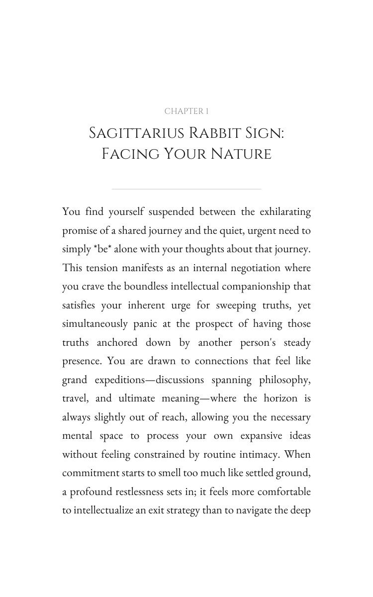 Sagittarius Rabbit Love Relationships Revolution: Your Purpose Path interior preview