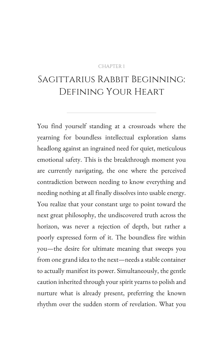 Sagittarius Rabbit Personal Growth Revolution: Intensify Your Path interior preview