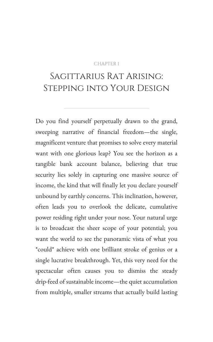 Sagittarius Rat Money Wealth Handbook: Harness Your Route interior preview