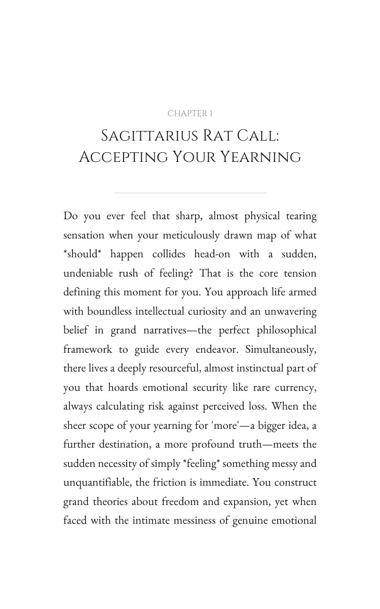 Sagittarius Rat: Personal Growth Amplification interior preview
