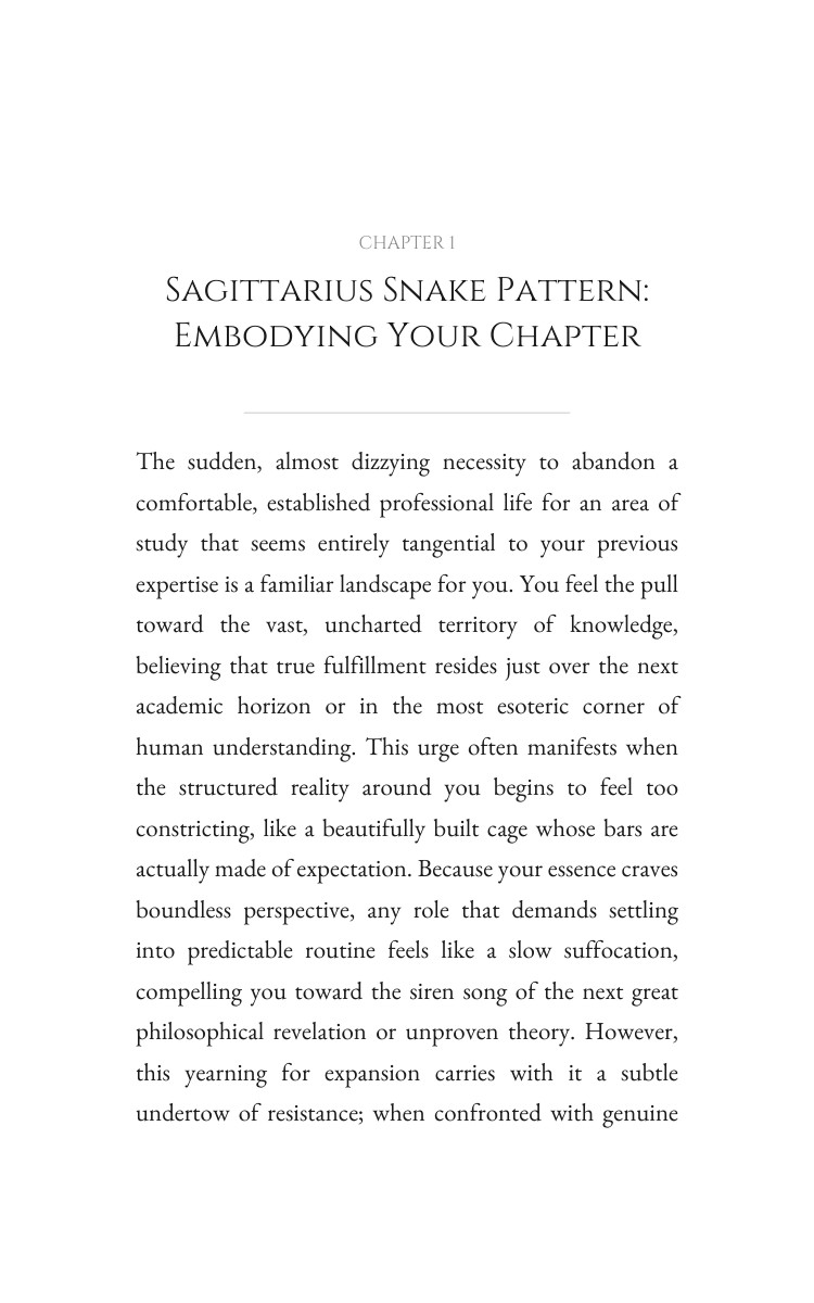 Sagittarius Snake Career Success Sourcebook: Ignite Your Blueprint interior preview