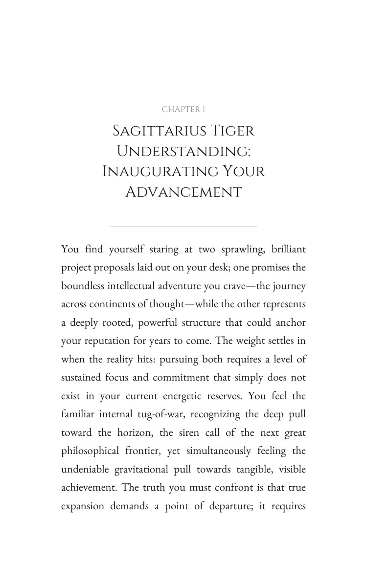 Sagittarius Tiger Career Success Decoded: Your Destiny Balanced interior preview