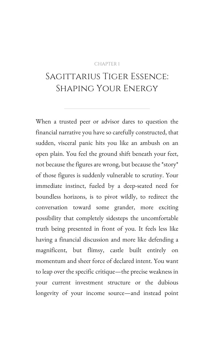 Sagittarius Tiger Money Wealth Manual: Discover Your Spirit interior preview