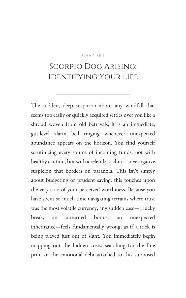 Scorpio Dog Way: Money Wealth interior preview