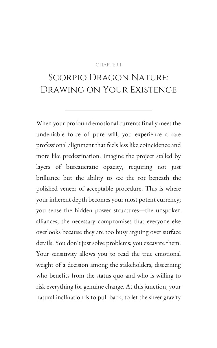 Scorpio Dragon Career Success Optimization Guide: Your Fate Catalyzed interior preview