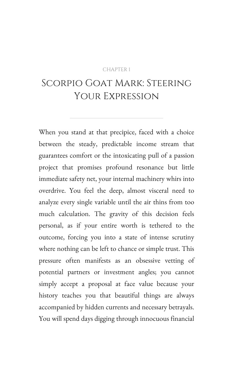 Scorpio Goat Career Success Method: Your Growth Magnified interior preview