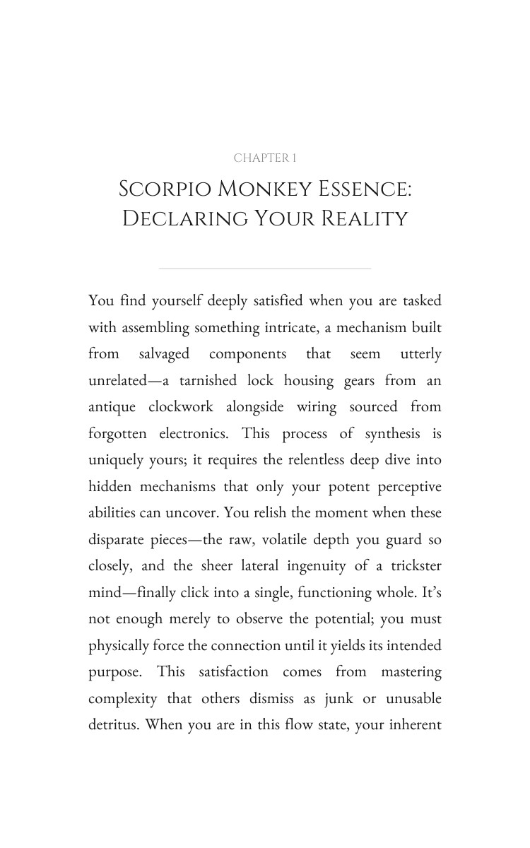 Scorpio Monkey Guide to Personal Growth: Own Your Road interior preview