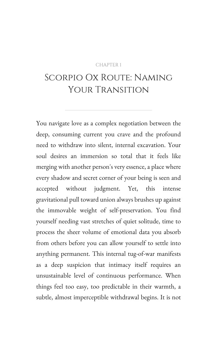 Scorpio Ox: Love Relationships Fulfillment interior preview