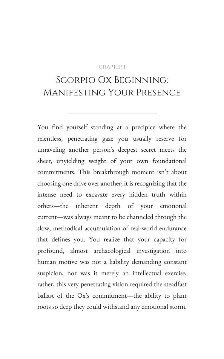 Scorpio Ox Personal Growth Playbook: Expand Your Skill interior preview