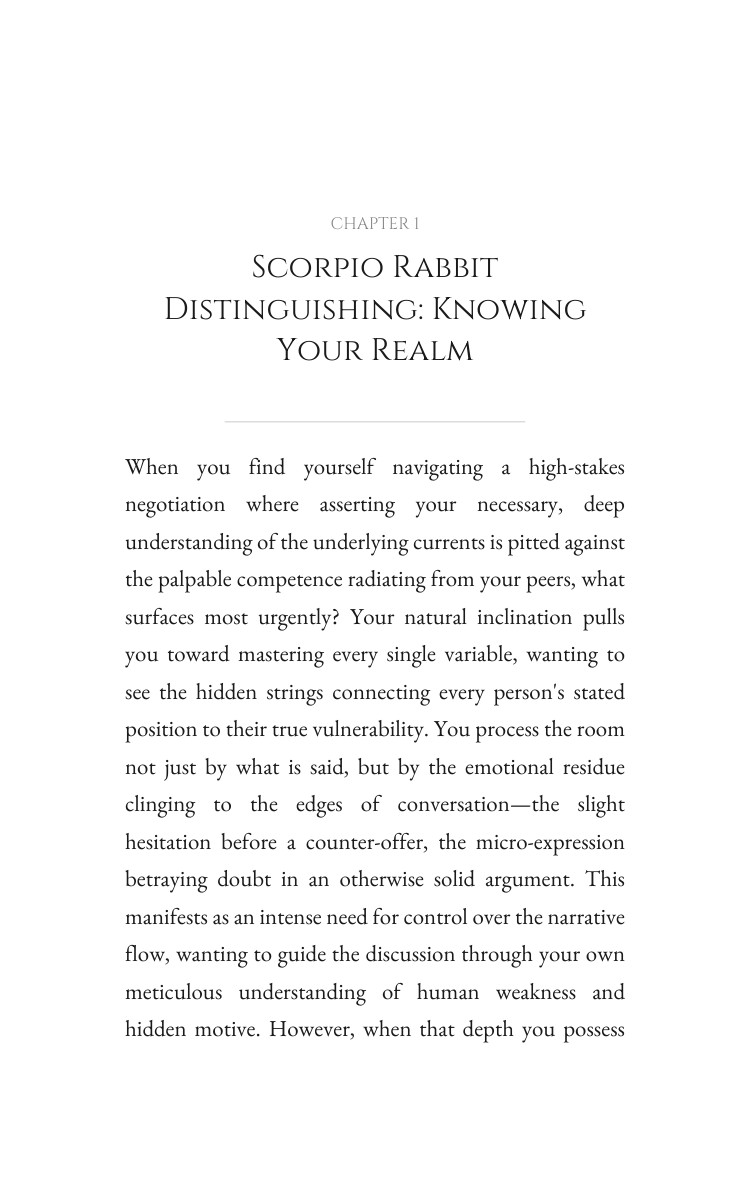 Scorpio Rabbit Leadership Resource: Cultivate Your Self interior preview