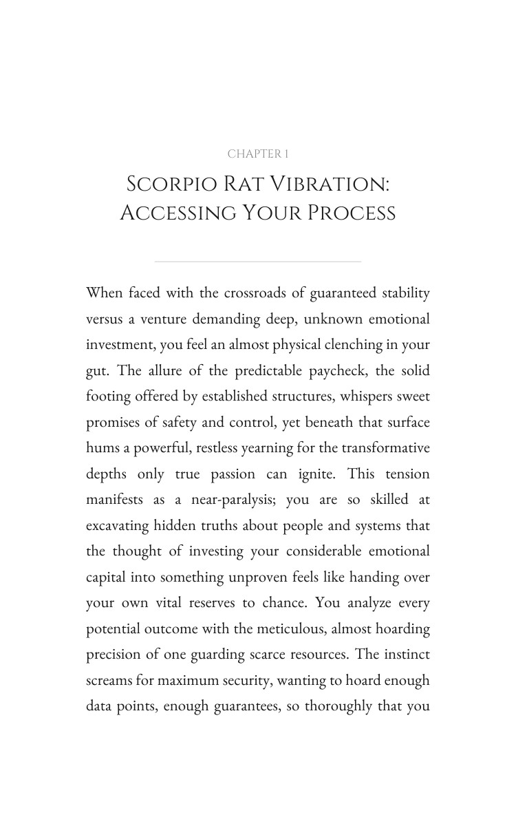 Scorpio Rat Career Success Optimization Guide: Your Expedition Elevated interior preview