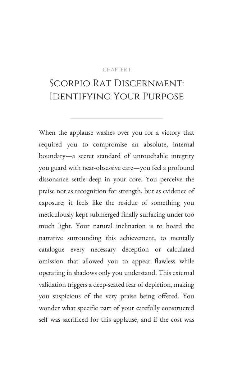 Scorpio Rat: Leadership Ascension interior preview