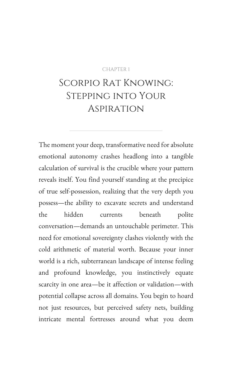 Scorpio Rat Money Wealth Protocol: Strengthen Your Kingdom interior preview