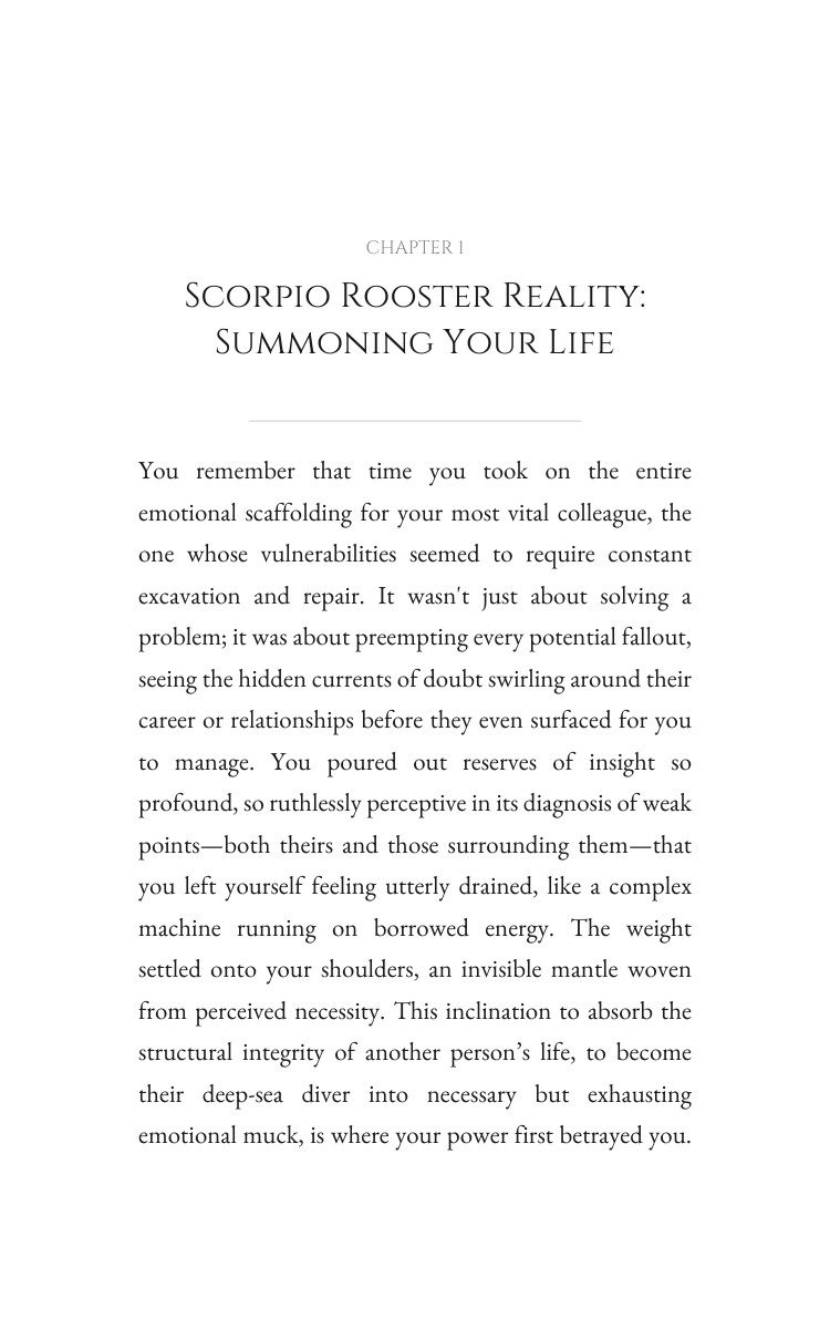 Scorpio Rooster: Leadership Ascension interior preview